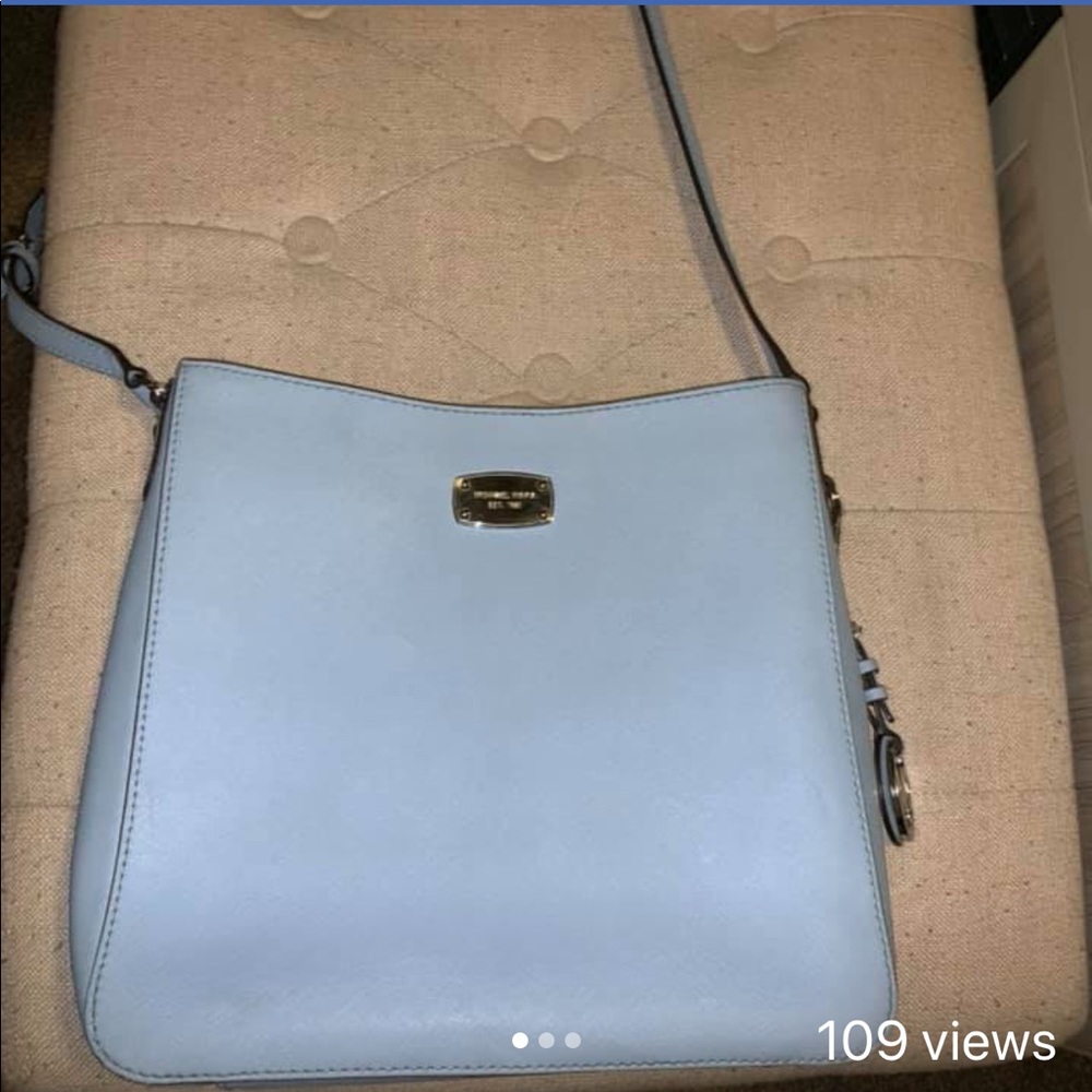 Blue Michael kors purse